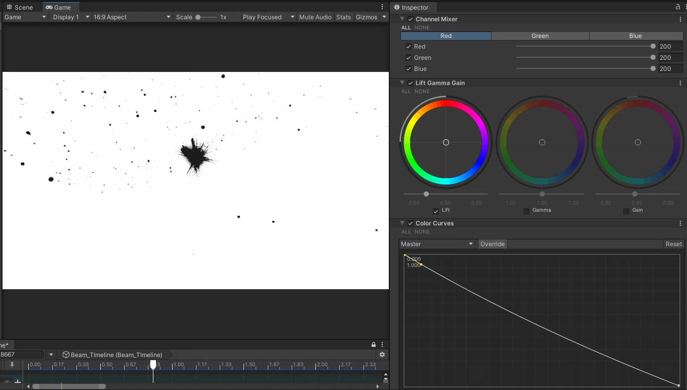 [Unity] How to add a black and white, inverted color effect to a Camera ...