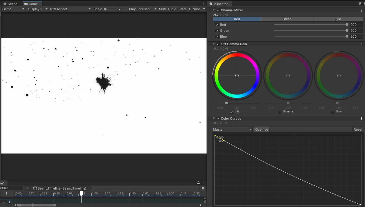[Unity] How to add a black and white, inverted color effect to a Camera ...
