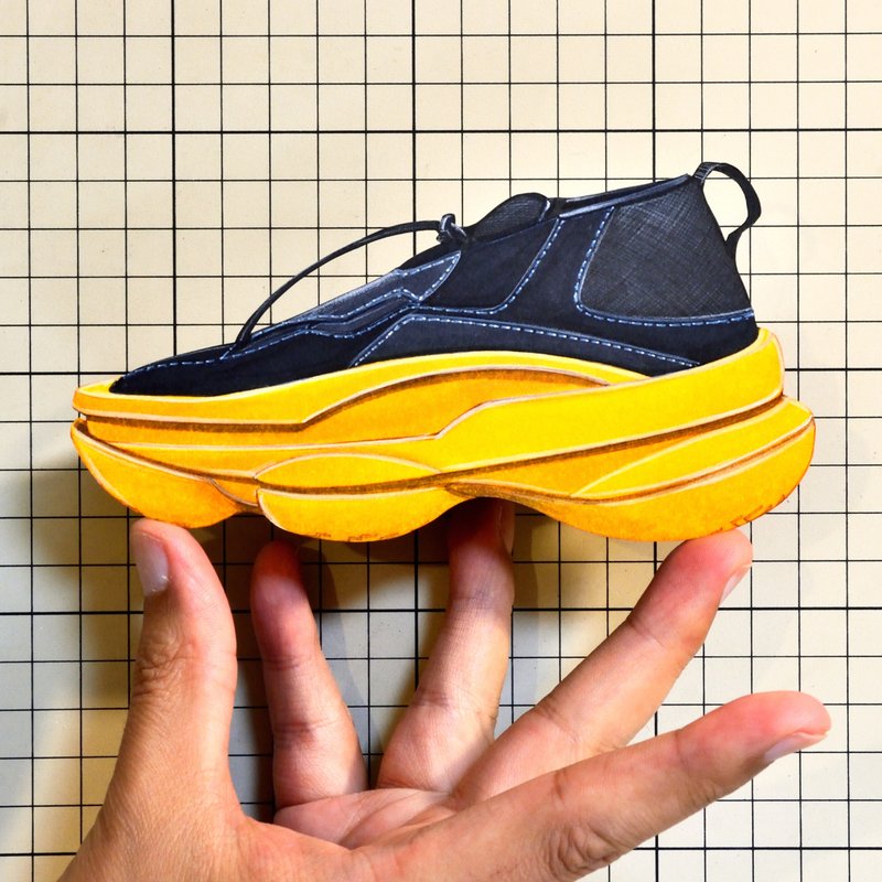 Shoes：01882 “Pyer Moss” The Sculpt Black Yellow