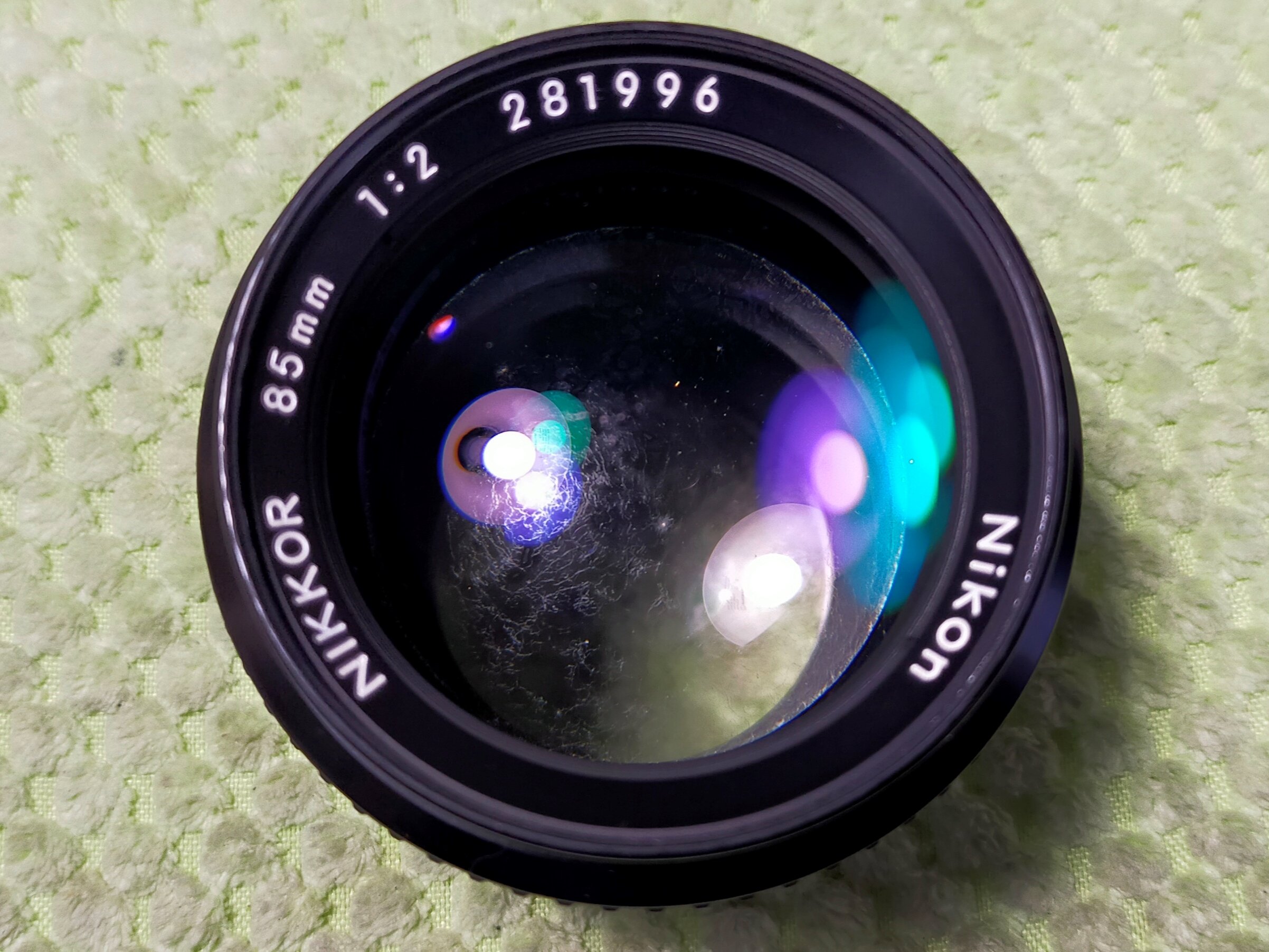 Nikon Ai-s Nikkor 85mm F/2の分解|フィルムカメラ修理のアクア Nikon Ai-s Nikkor 85mm F/2の分解|フィルムカメラ修理のアクア