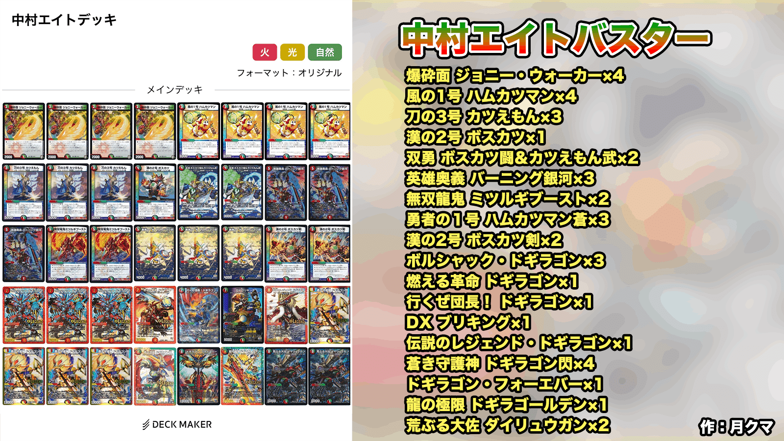 検証 イラストレーター縛りでデッキを組んで最強を決めてみた デュエマ ホビー大会運営サークル Note