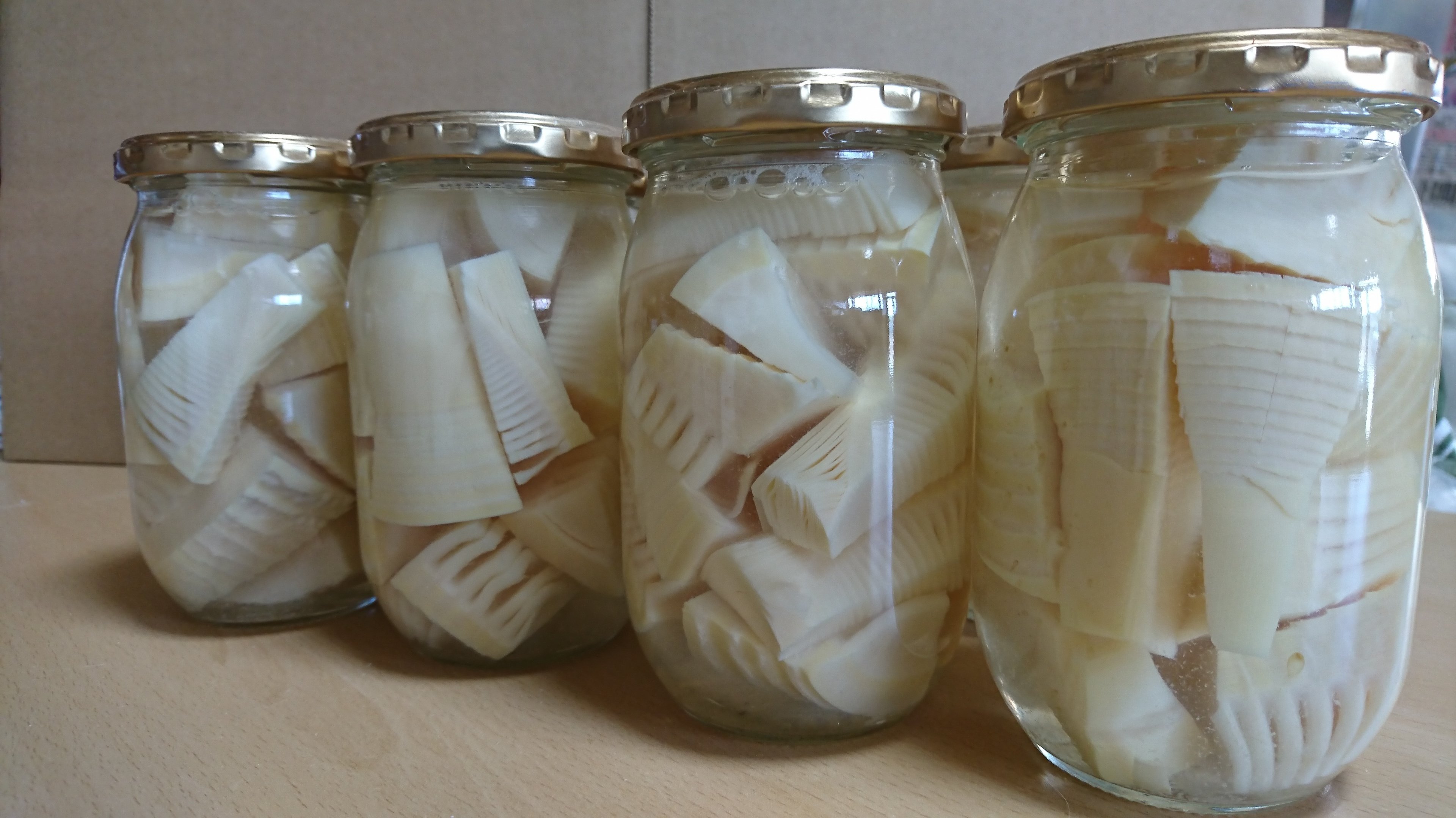 常温で長期保存できる筍の瓶詰め方法｜食彩工房☆たいら農園