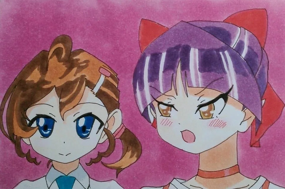 ゲゲゲの鬼太郎6期】のねこ娘と犬山まなちゃん｜絵描きの冒険者KATOSAN