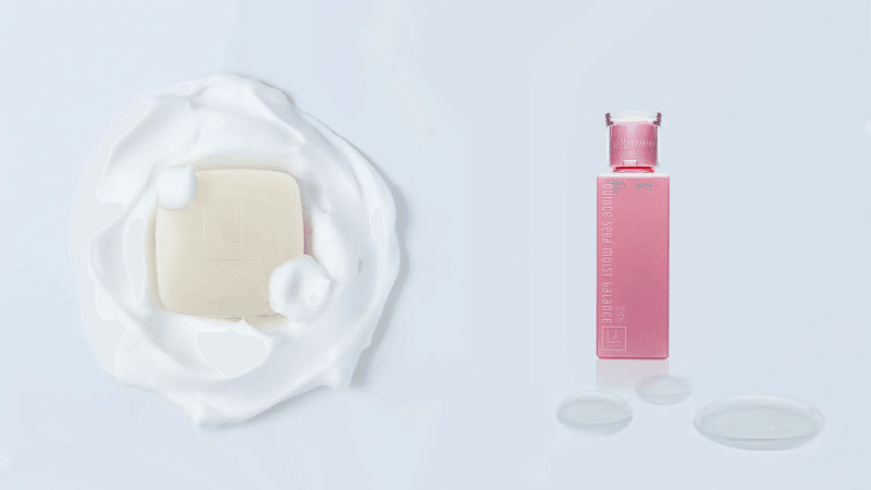 洗顔石鹸と化粧水
