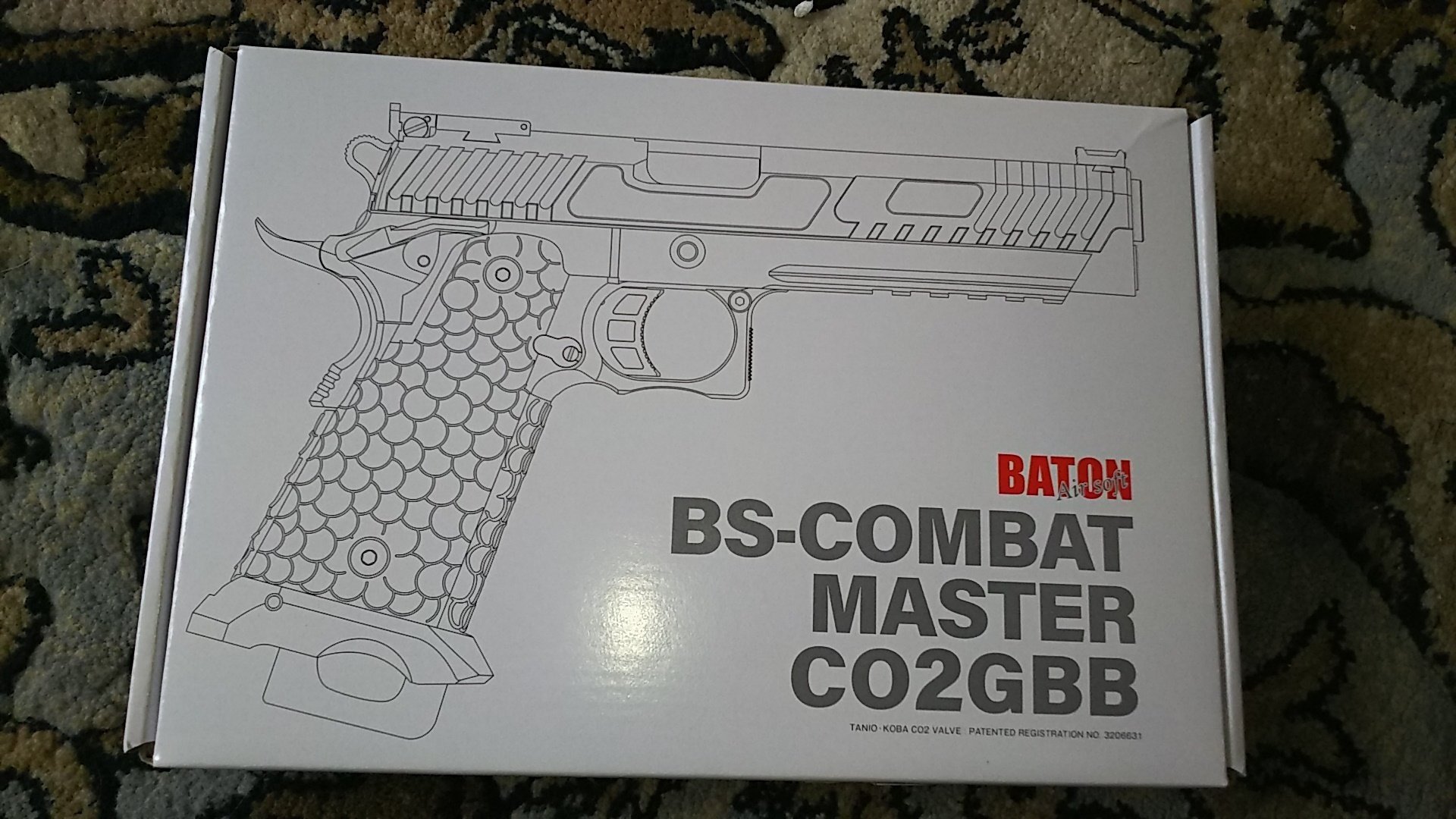 BATON airsoft BS-COMBAT MASTER CO2GBB コンバットマスター TTI BATON airsoft BS-COMBAT MASTER CO2GBB コンバットマスター TTI