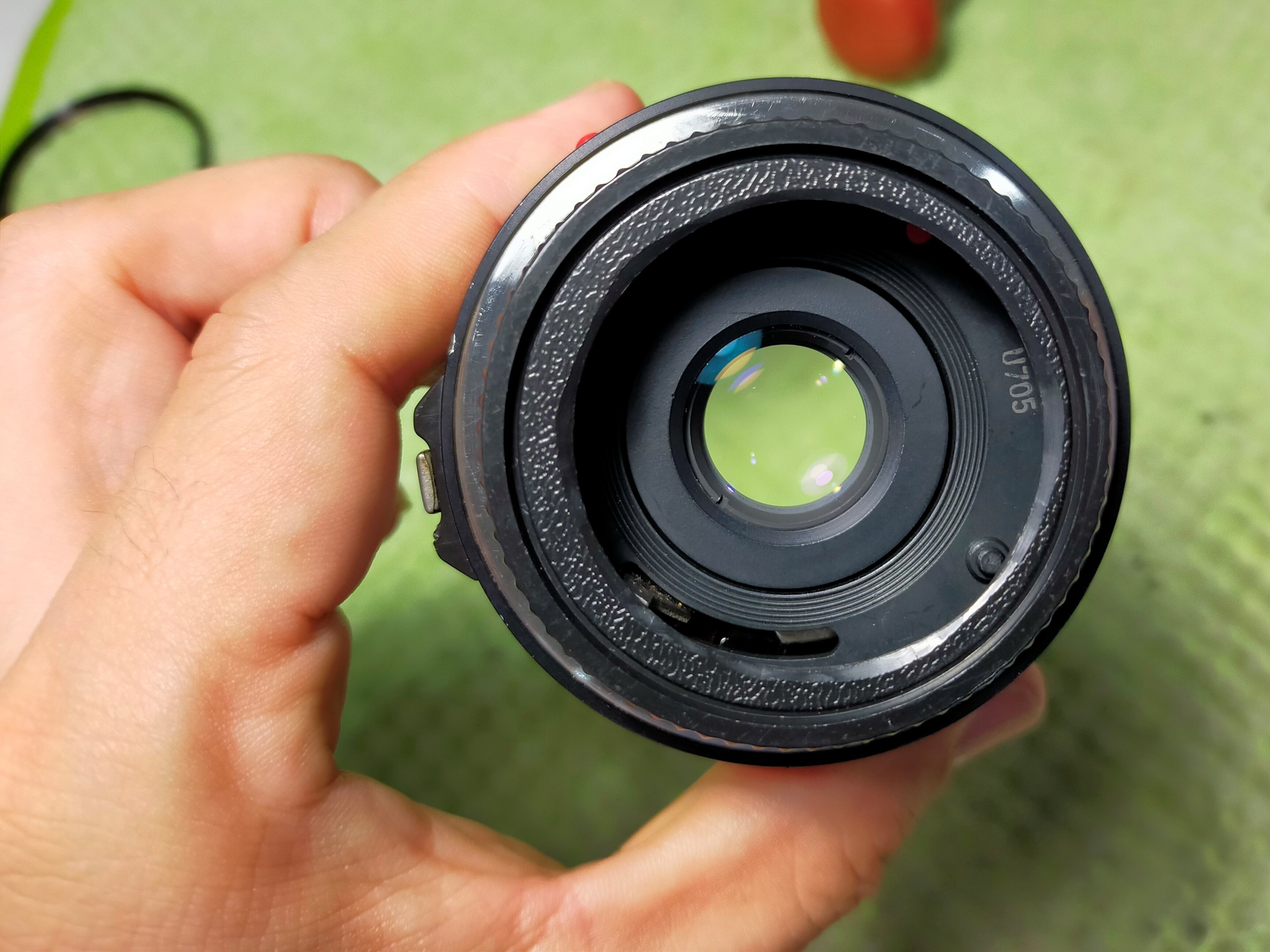 キャノン ニュー FDレンズの分解方法Canon New FD 50mm F/2