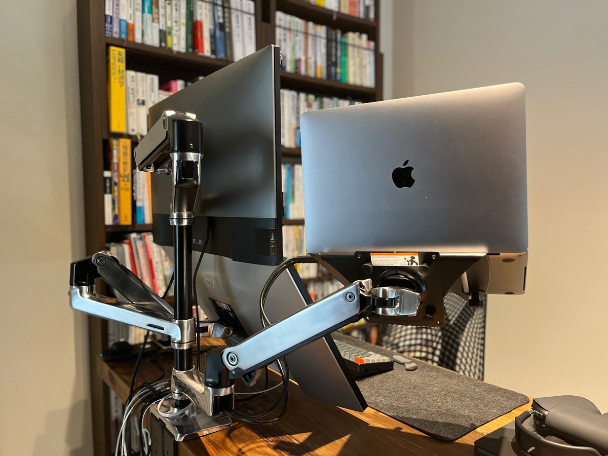 Dell U2723Q（X）とエルゴトロンLX長身ポールを購入して、4Kモニター2  