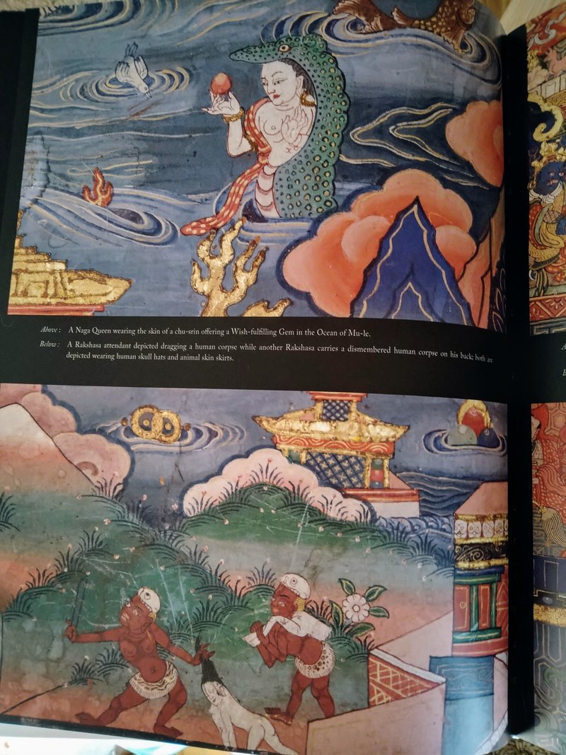 p.130 ヒマラヤ密教の曼荼羅画集『Zangdok Palri: The Lotus Light Palace of Guru Rinpoche』