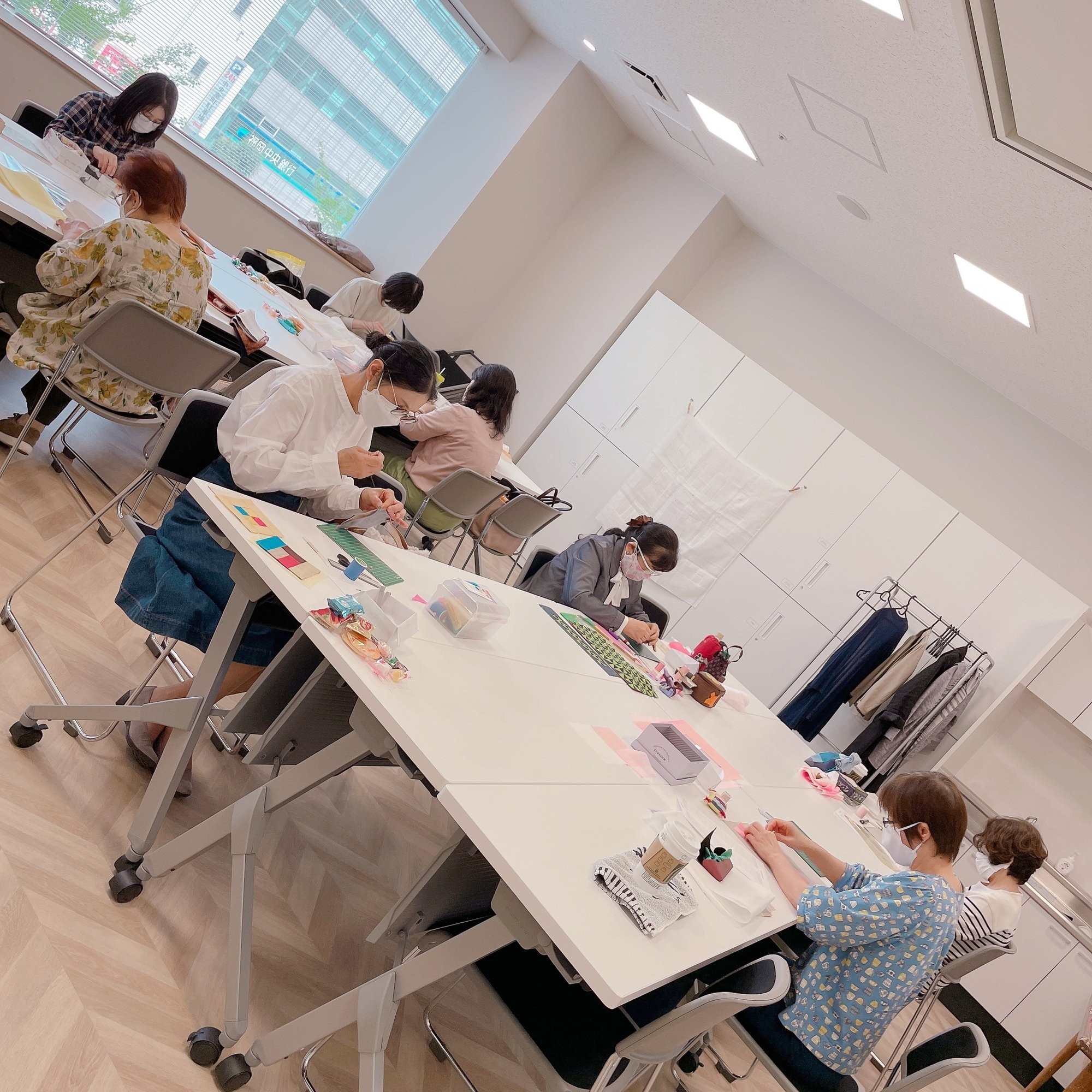 22 4 24 朝日カルチャー北九州でのポジャギ教室 Pojagi Sono Note