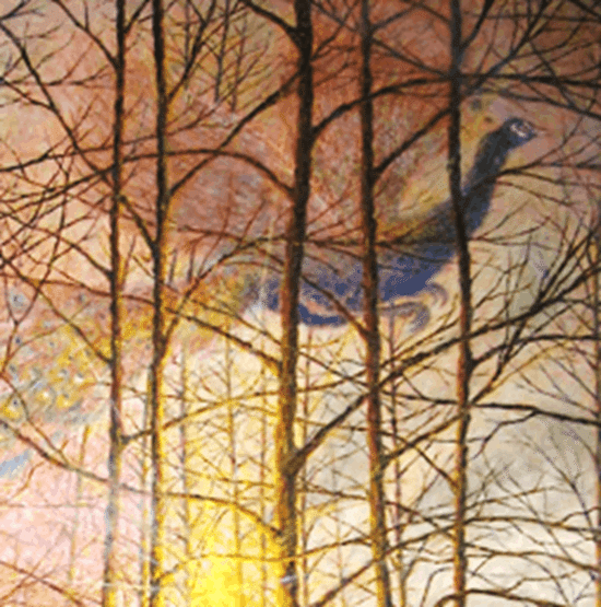 ワタクシ流☆絵解き館その129 孔雀と坂道―こんないい絵が、ひっそりと