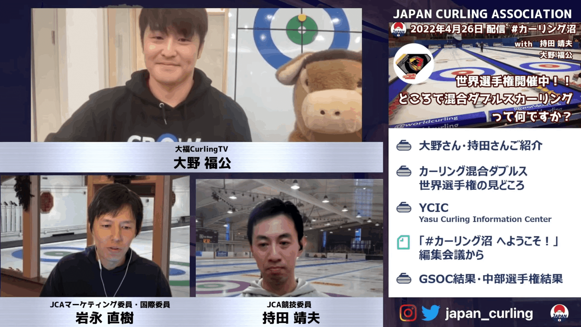 カーリング沼 へようこそ 22 04 26 配信分を プチ 返り Kuro18 Daiki Hamamoto Note カーリング沼 へようこそ 22 04 26 配信分を プチ 返り Kuro18 Daiki Hamamoto Note