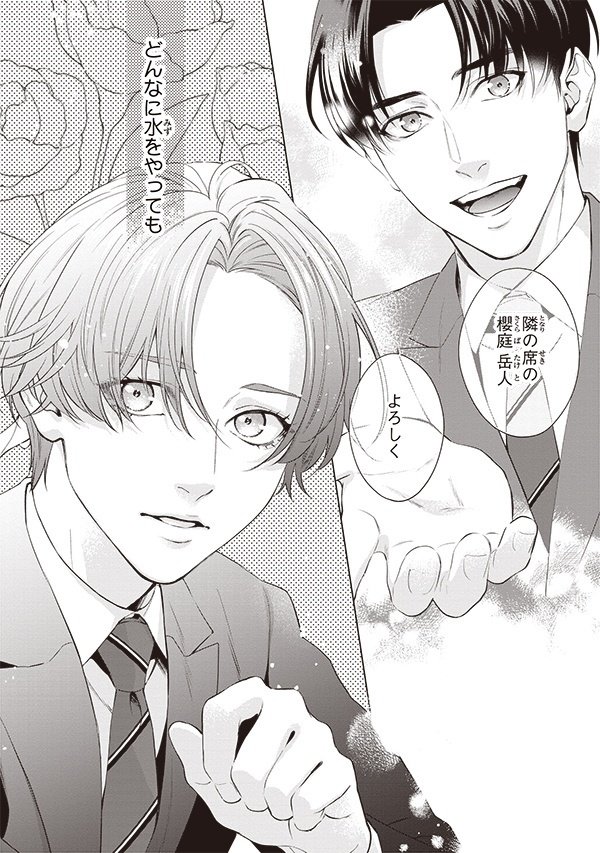 咲かない花に水やり 上下セット コミコミリーフレット付き