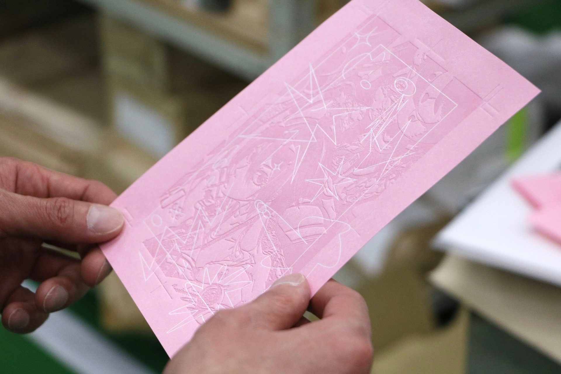 作品1点目】いきなりエンジン全開！OKフロートミニポスターの加熱型