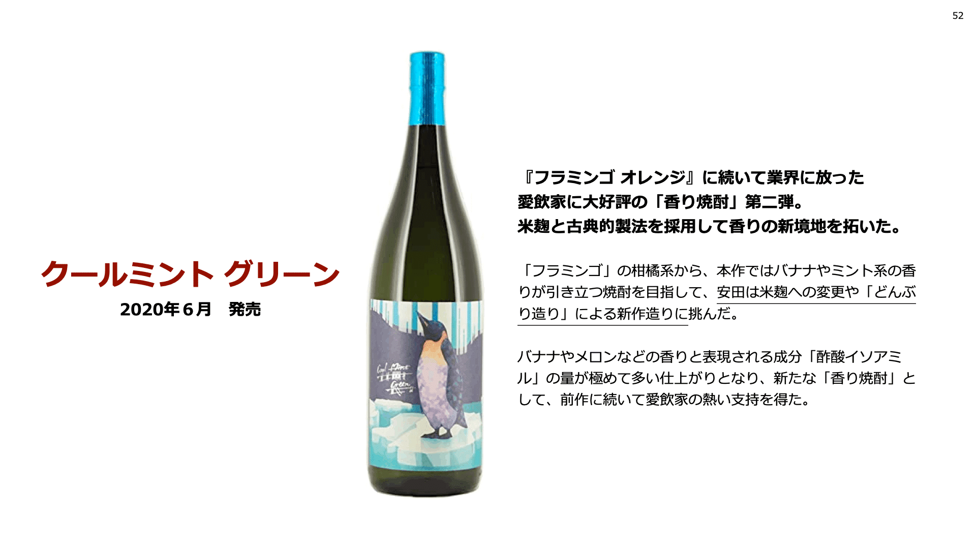 国分酒造 焼酎イノベーションの系譜(9) -『クールミント グリーン 国分酒造 焼酎イノベーションの系譜(9) -『クールミント グリーン