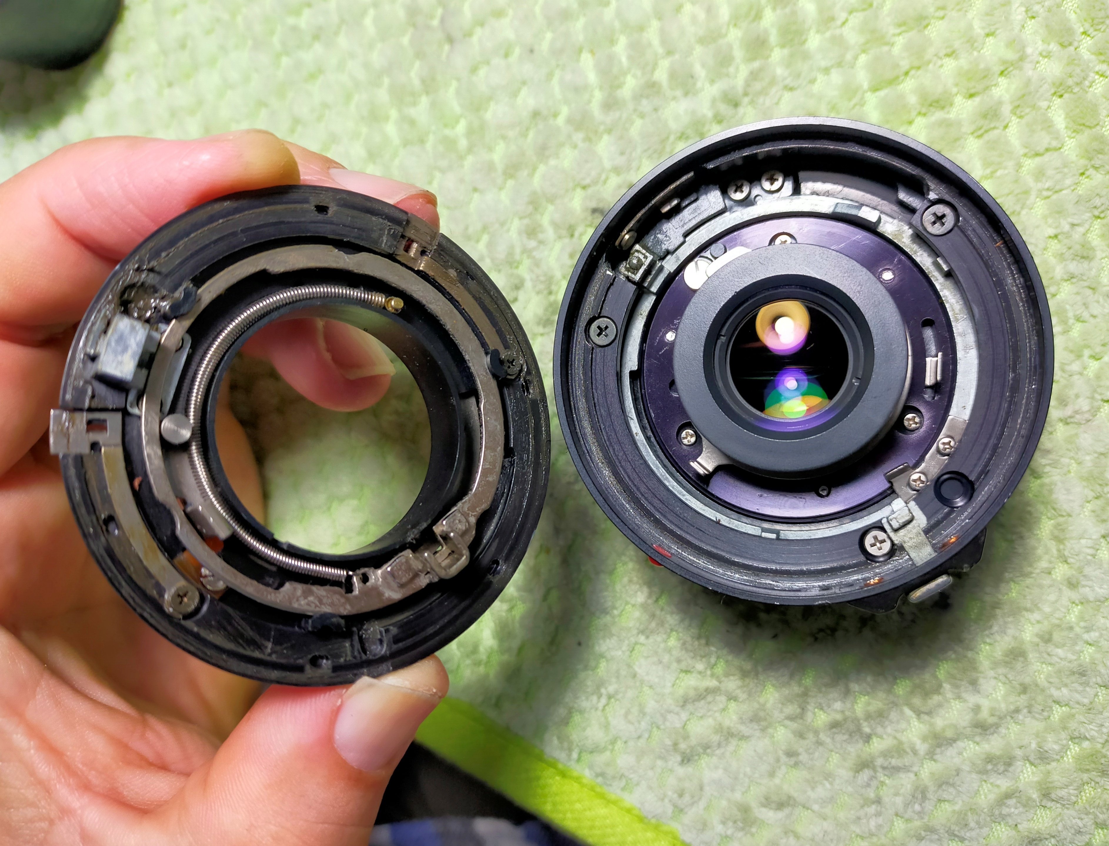 Canon New FD 24mm F/2.8の分解｜フィルムカメラ修理のアクアカメラ｜note
