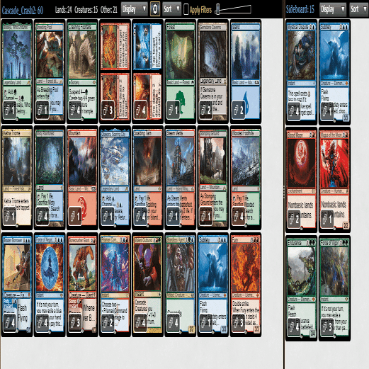 MTG カスケードクラッシュ　デッキパーツ　モダン　日本語 カスケードクラッシュ（モダン）まとめ｜ホゲ