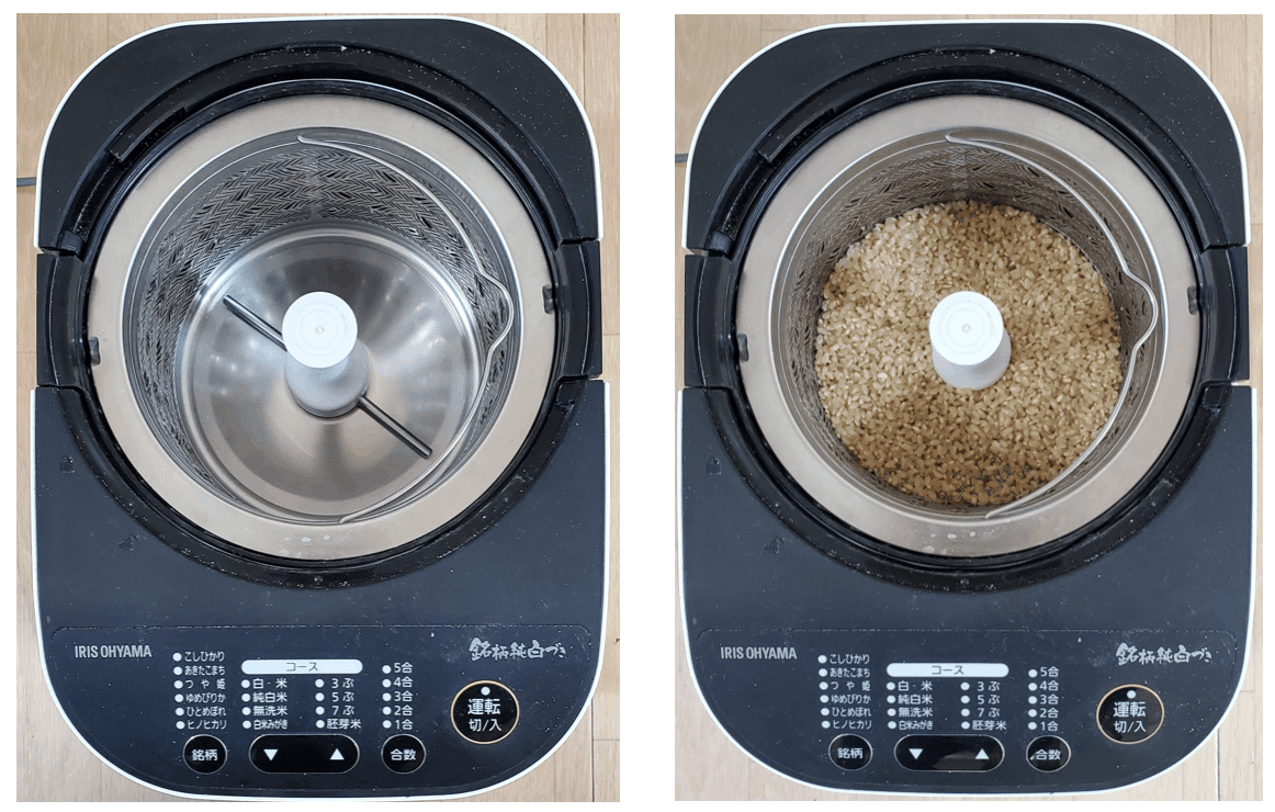 アイリスオーヤマ RCI-C5-C アイボリー 精米機 家庭用 5合 連続精米