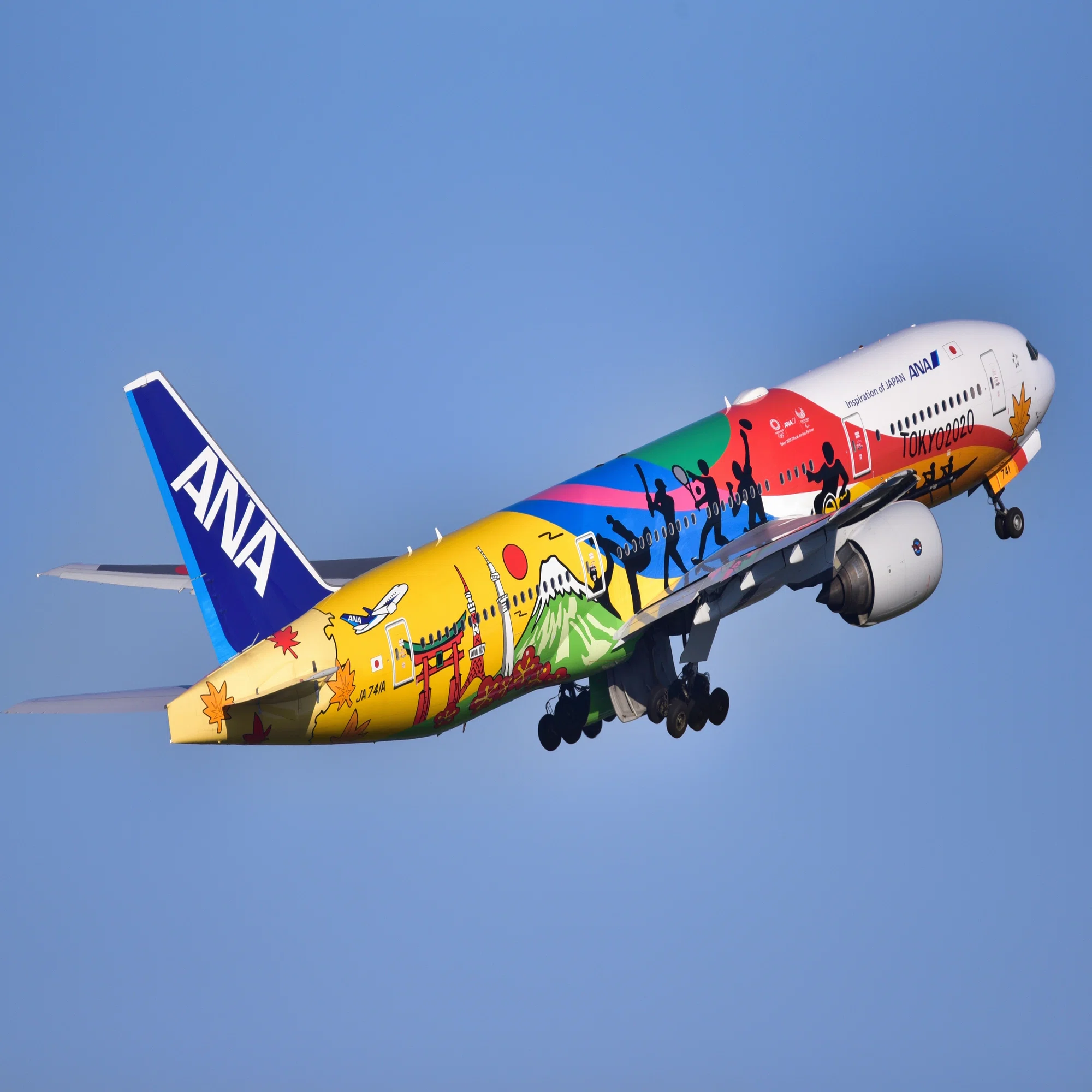 東京オリパラの残り香、JA741A「HELLO 2020 JET」｜ユキカゼ（深水千翔）