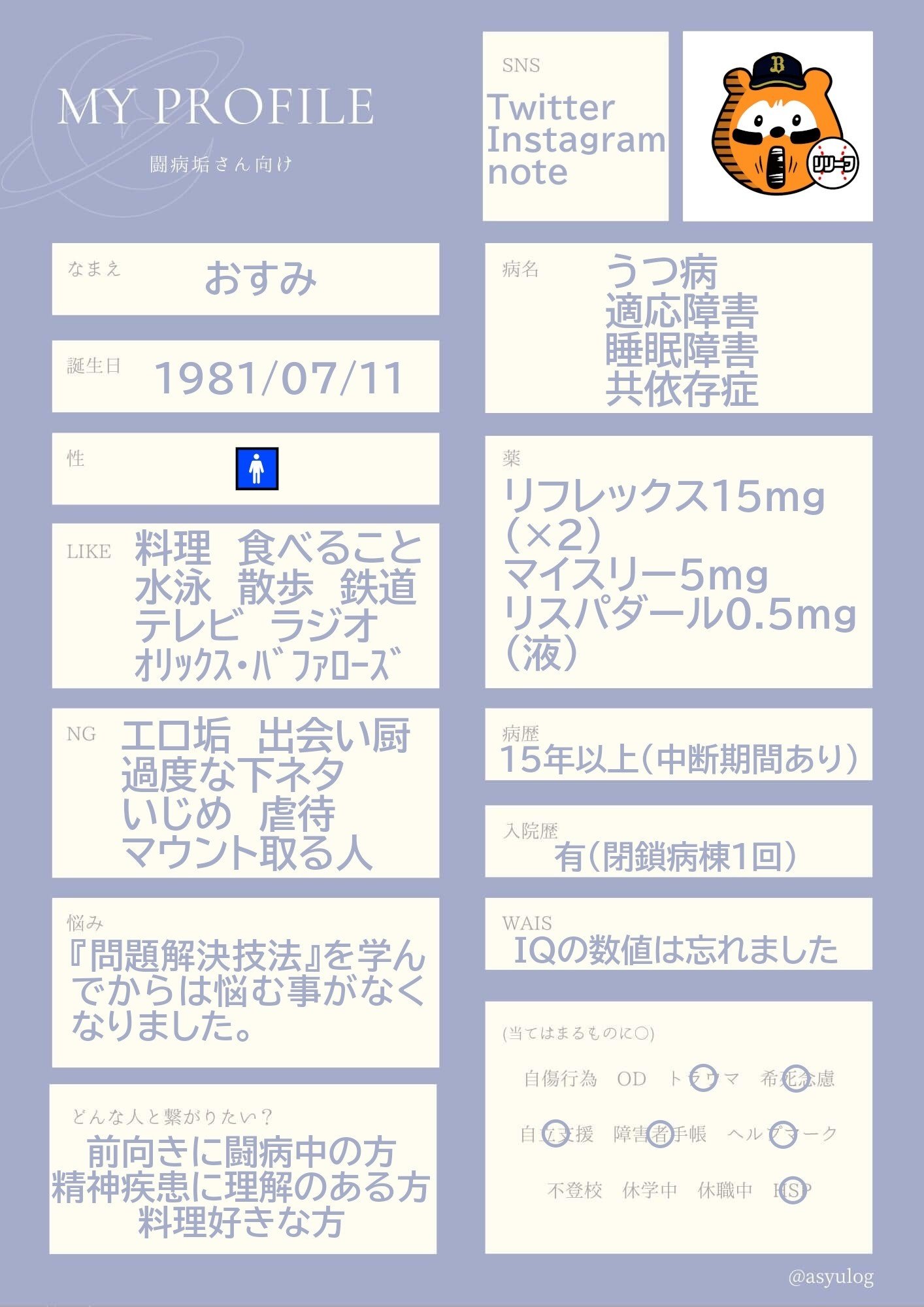 専用】　自己紹介お読み下さい　様 5月に入ったので改めて自己紹介をします。｜おすみ