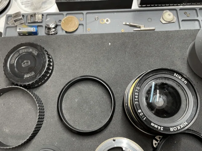 NIKON AI-S NIKKOR 24mm F2.8 分解｜FWP_office