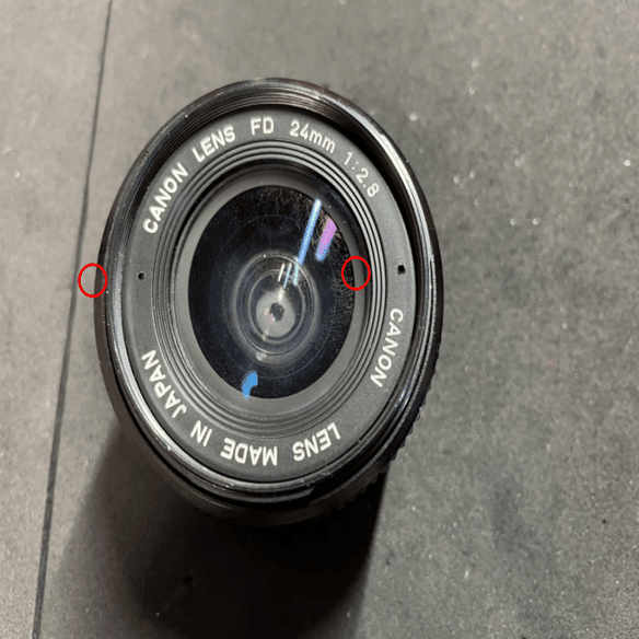 CANON NEW FD 24mm F2.8 分解｜FWP_office