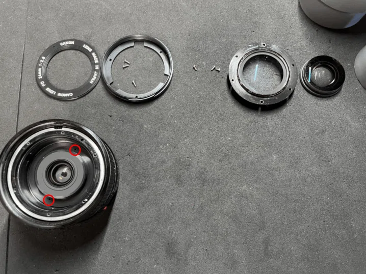 CANON NEW FD 24mm F2.8 分解｜FWP_office