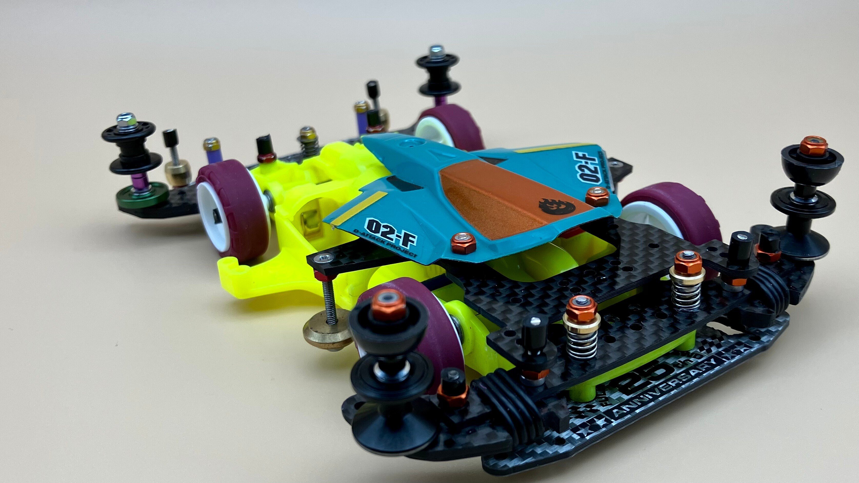 ミニ四駆MAシャーシサスペンションマシンMK.2フロント制作方法MA