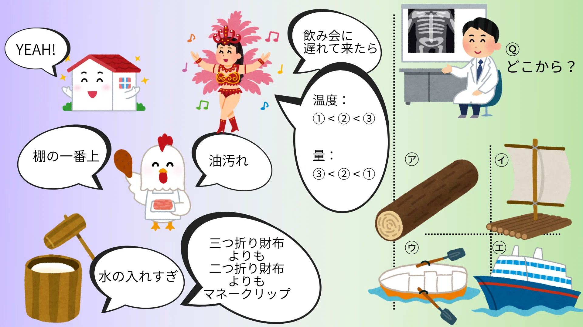 謎解きクイズ】アヒルさんボートに乗りたい｜爪毛川太