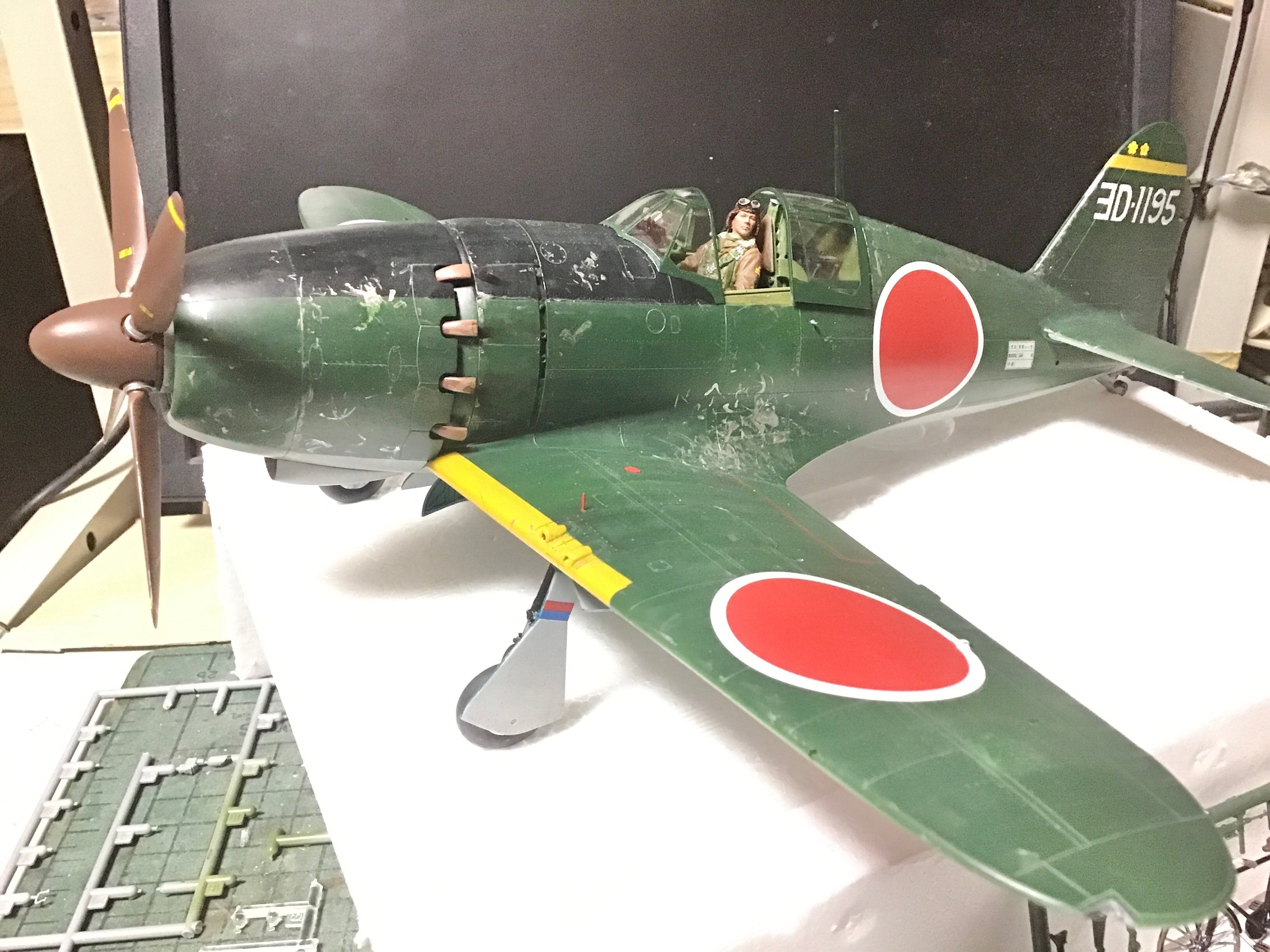 1/32ハセガワ雷電作りました｜HowBank MASA