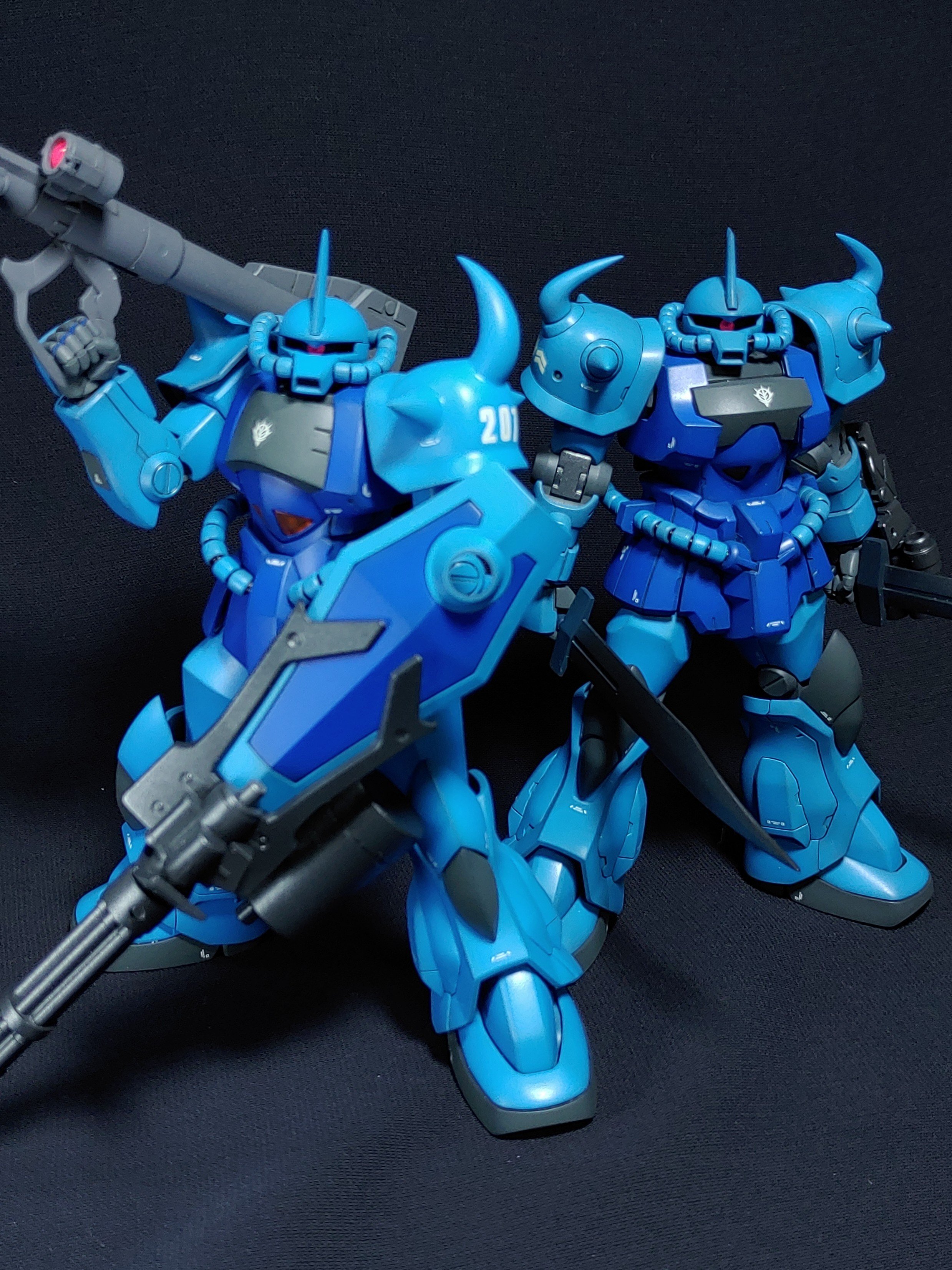 完成】HGUC グフとグフカスタム｜やきそば