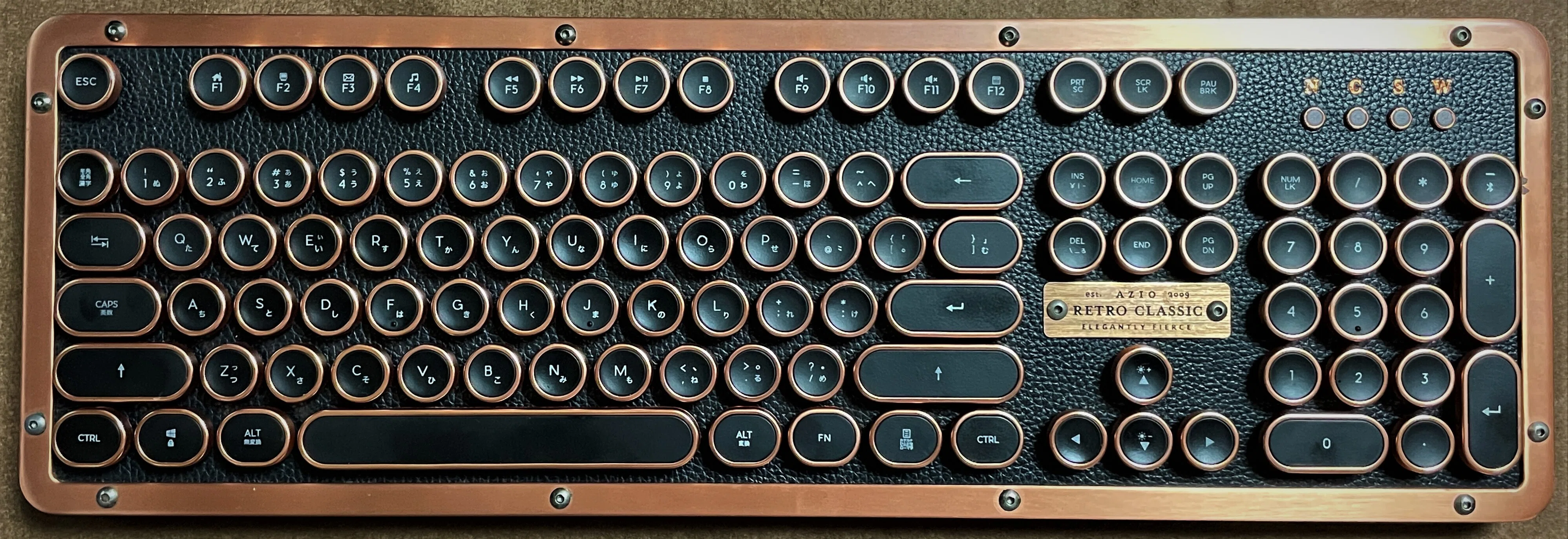 AZIO] RETRO CLASSIC BT ( Artisan / 日本語配列) Keyboard｜ふゃりぃにゃ
