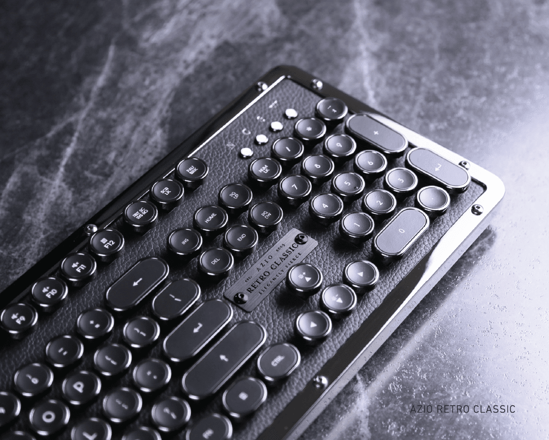 AZIO レトロクラシック キーボード Artisan【値引き交渉ok】 AZIO レトロクラシック / プレミアムヴィンテージ バックライト付き