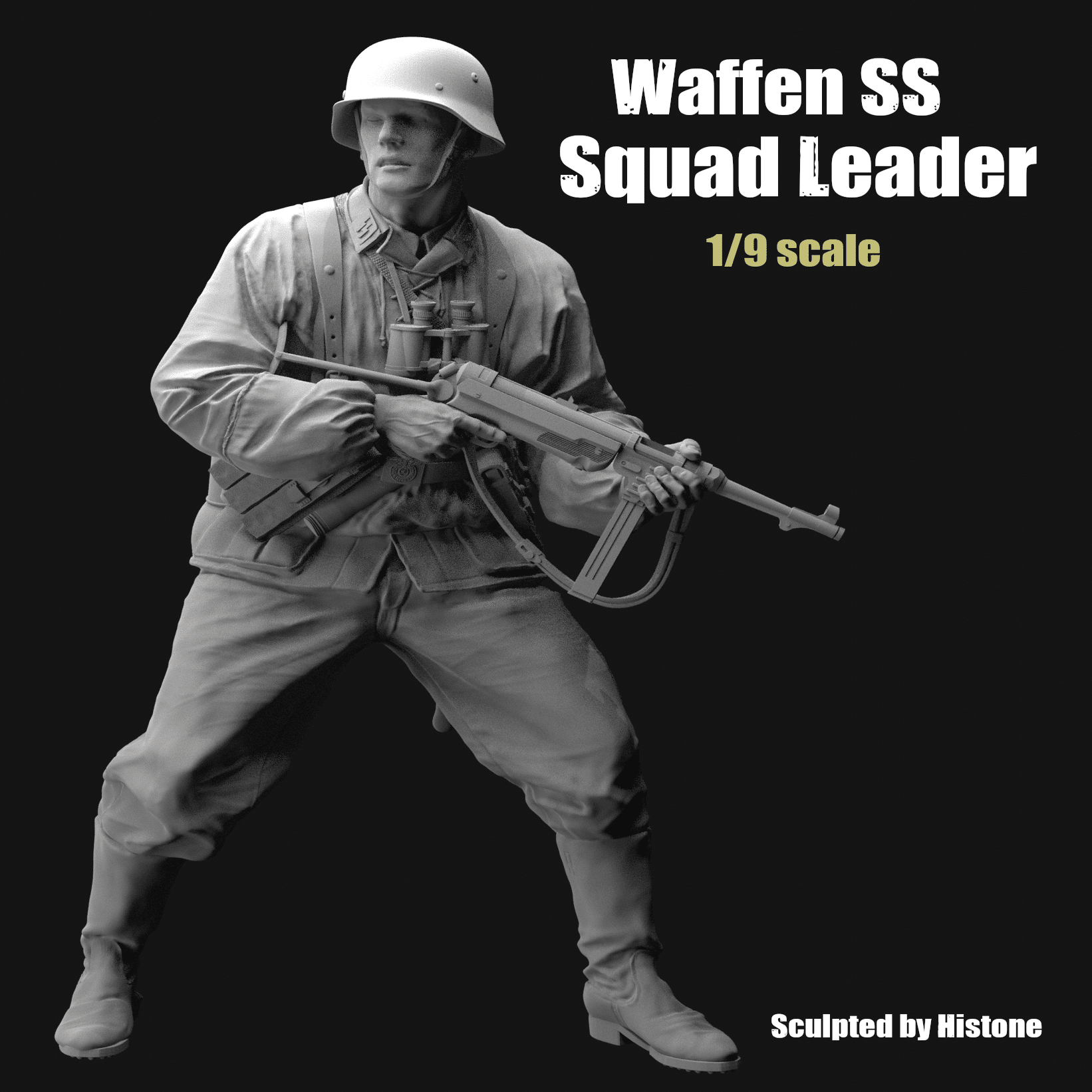 新作の紹介(1)：「1/9スケール WW2ドイツSquad Leader」｜Histone