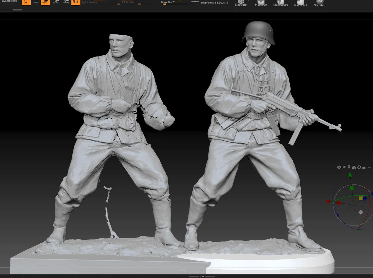 新作の紹介(1)：「1/9スケール WW2ドイツSquad Leader」｜Histone