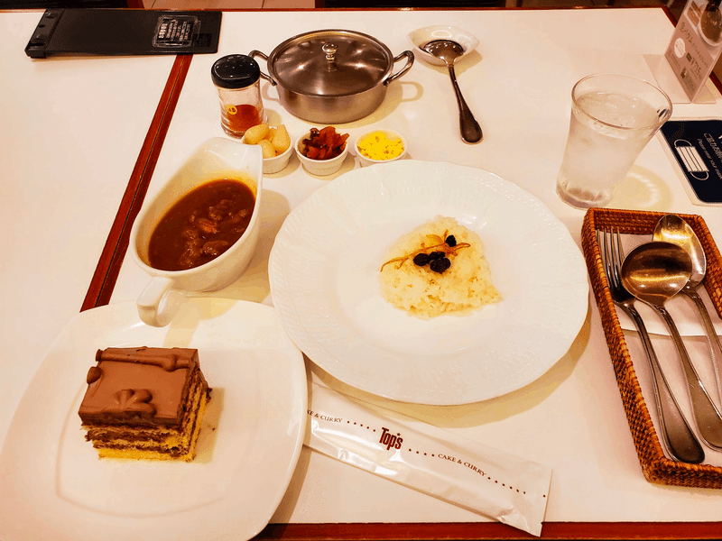 赤坂トップス　渋谷　外観　トップス渋谷店　メニュー　カレー　外観　