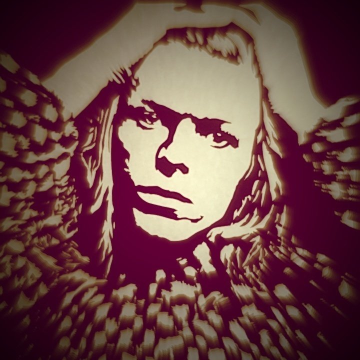 Glam Rock David Bowie Art- Pets Rock - PHAG