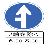 難読標識 よく考えると規制の意味がわからない 副矢印の意味は 埼玉 道路標識マニア Note