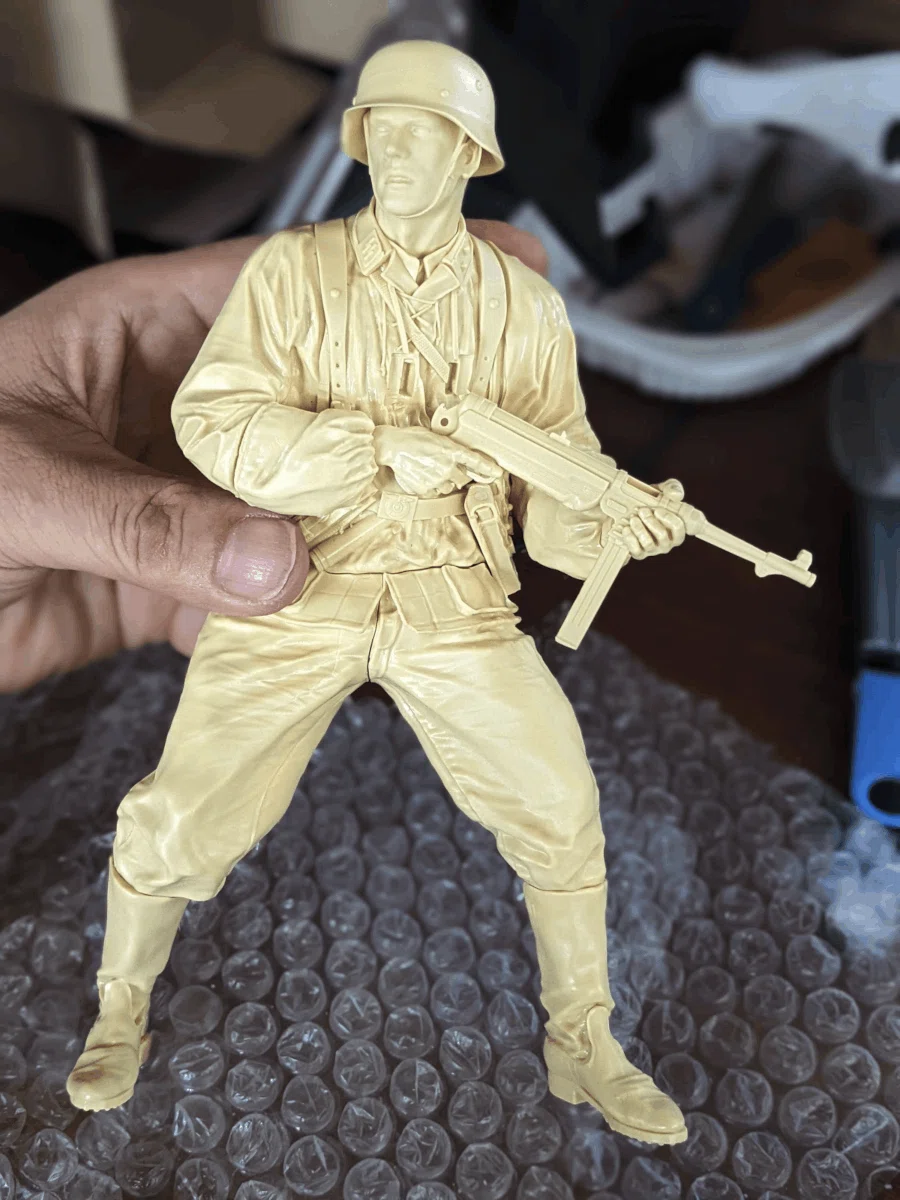 ww2　ミリタリーフィギュア　ドイツ兵隊 新作の紹介(1)：「1/9スケール WW2ドイツSquad Leader」｜Histone