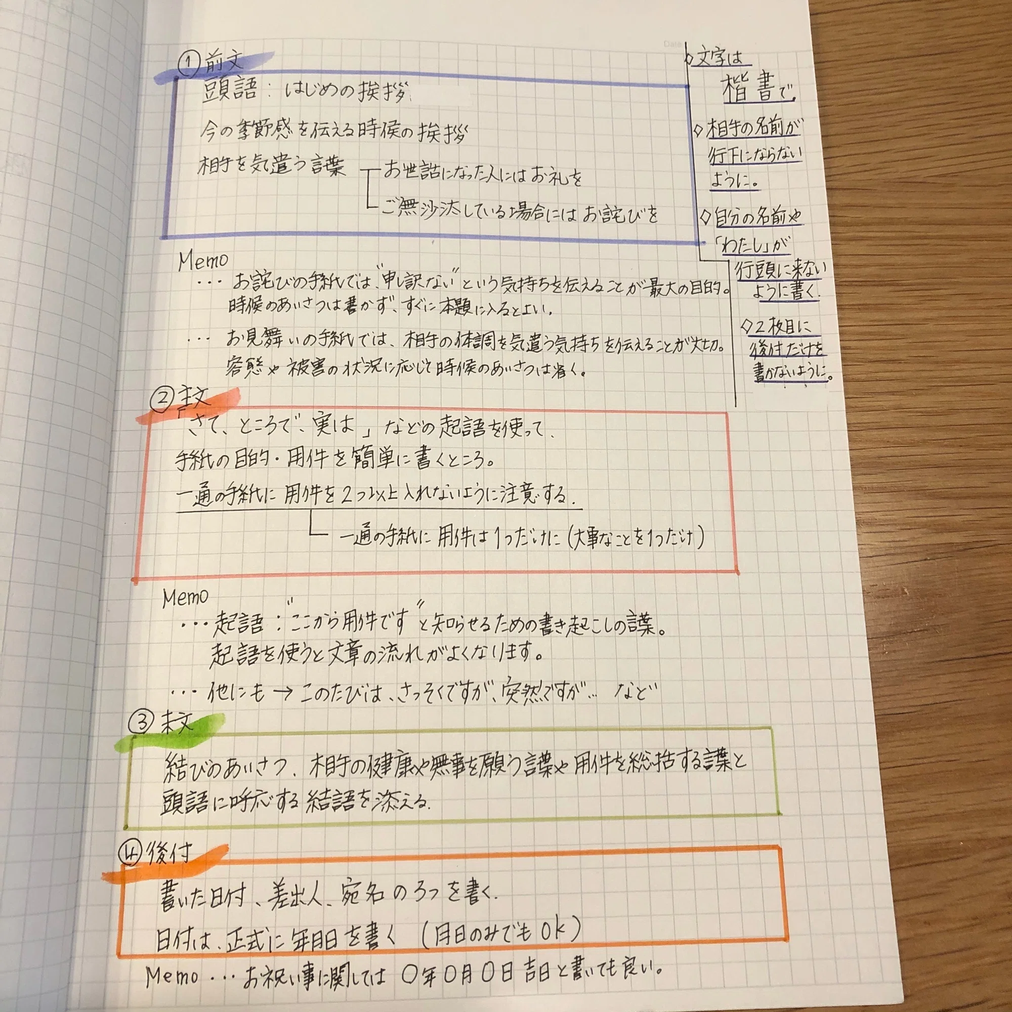手紙 書き方 横書き