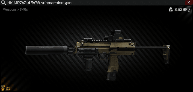 タルコフSMG比較｜unkonwn_gamer