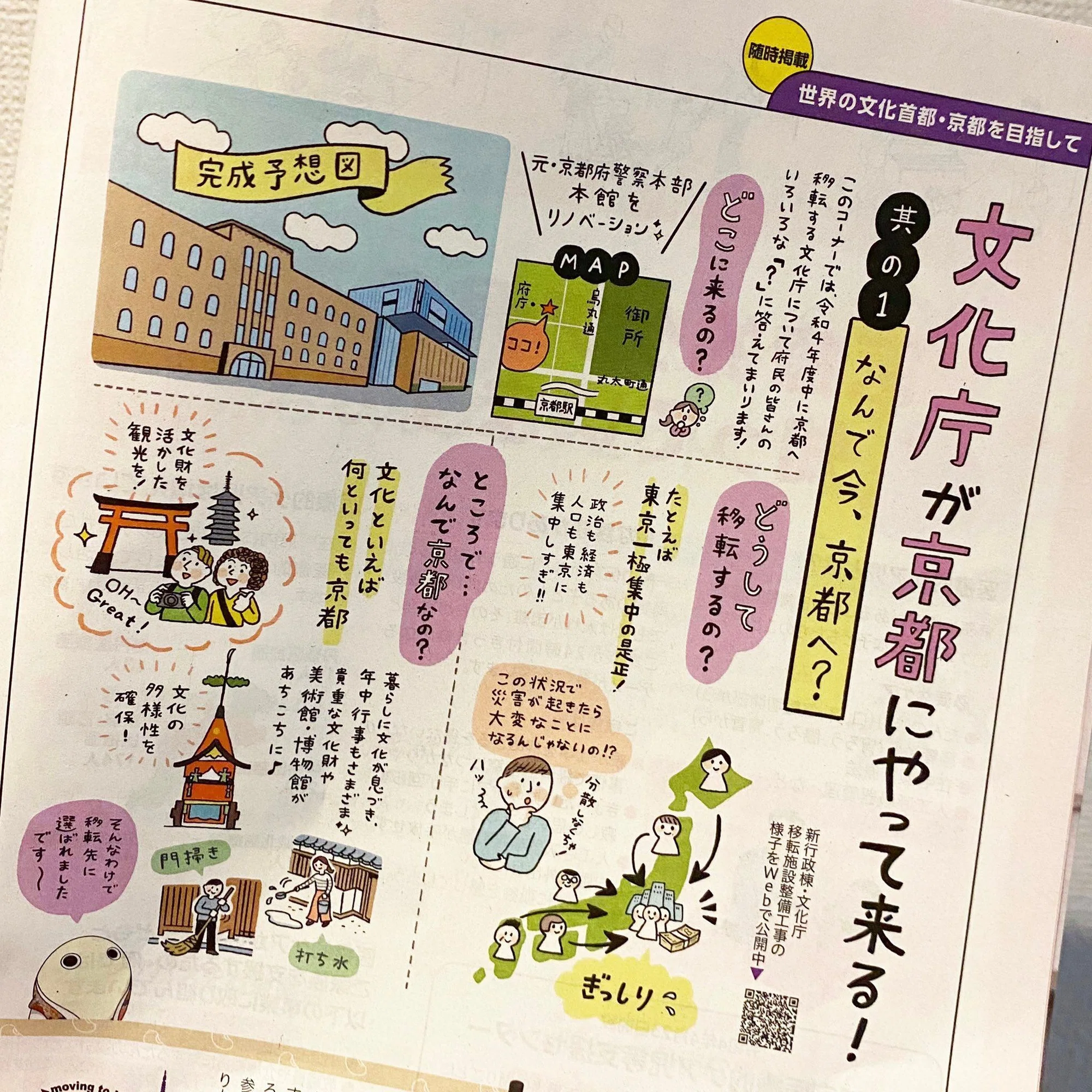 きょうと府民だより にてイラストを描かせていただきました てらいまき Note きょうと府民だより にてイラストを描かせていただきました てらいまき Note