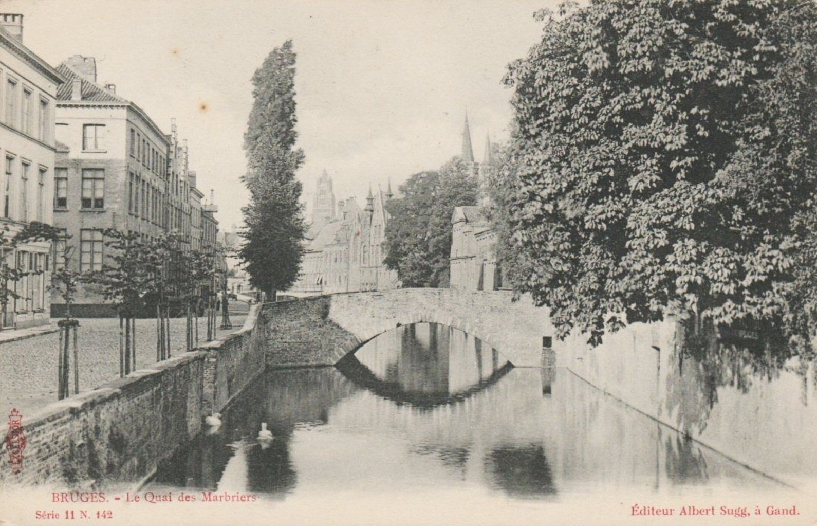 【ローデンバック原書】 死都ブリュージュ●1892年初版、35葉の網目写真挿絵入り、元表紙保存、フラマリオン書房 死都ブリュージュ - ウロボロスの回転