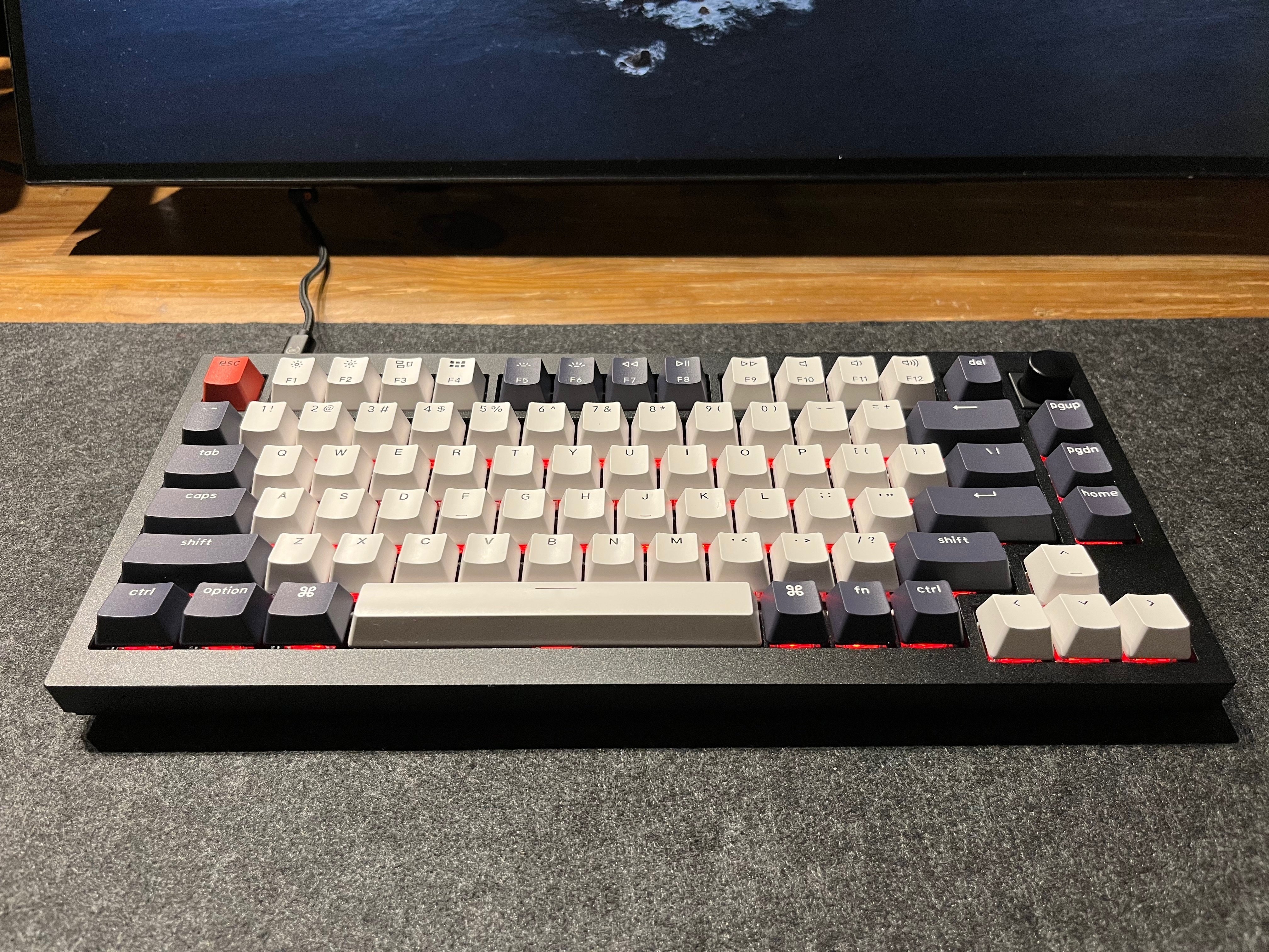 Keychron K2から有線接続しかできない Keychron Q1 に乗り換えた|仕事