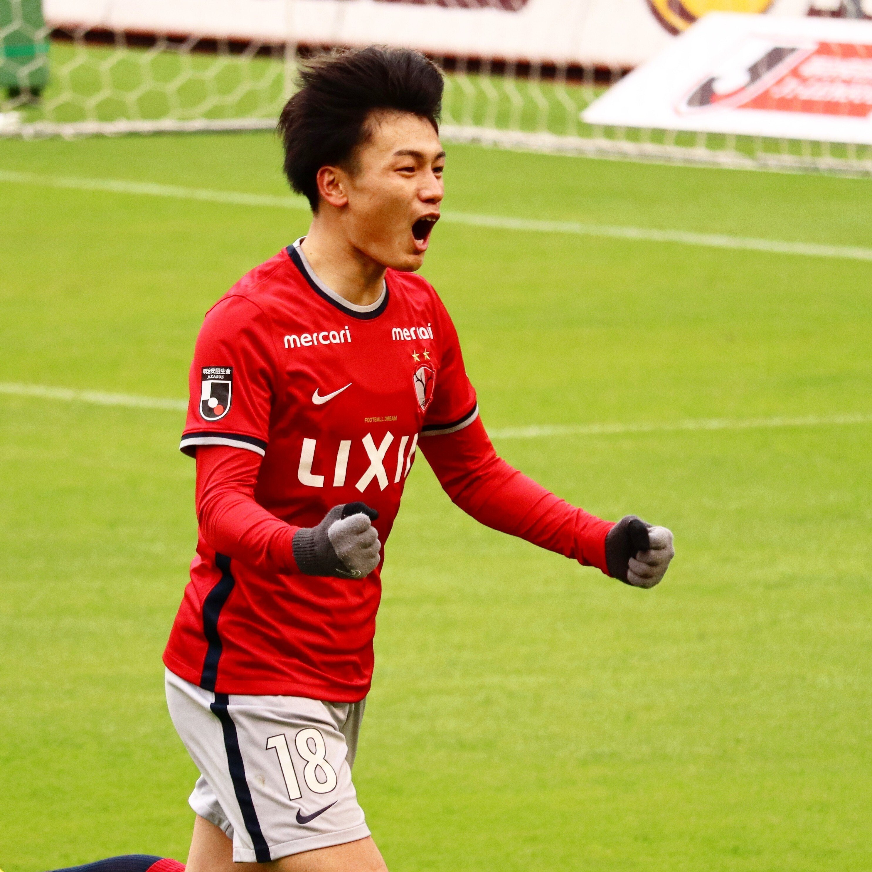 鹿島アントラーズ　2006-7レプリカユニフォーム　背番号10 本山雅志選手 鹿島アントラーズ 2006-7レプリカユニフォーム 背番号10 本山雅志選手