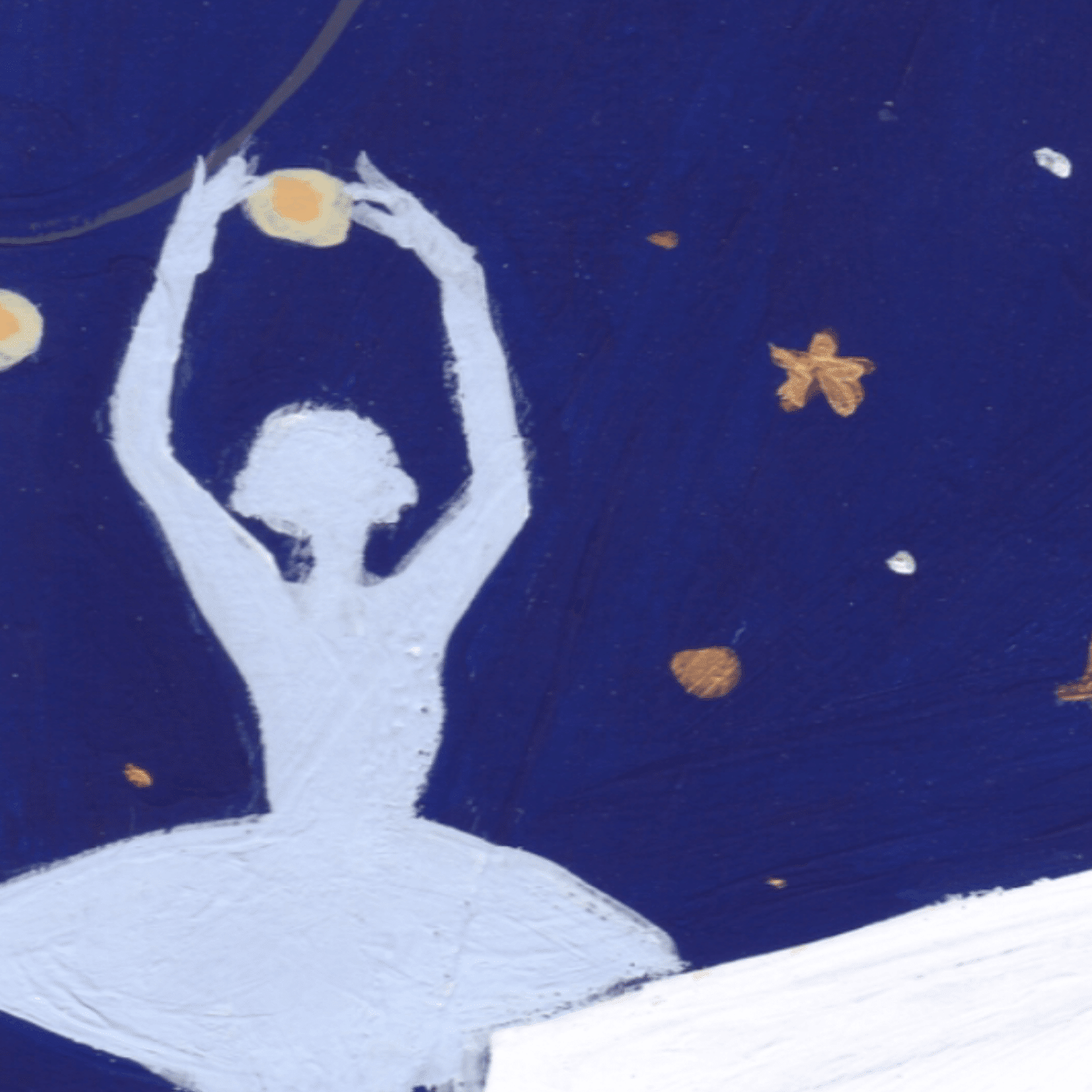 バレエ文学にご寄稿 美術編 No13 「星空を背景に」 こしょり｜バレエ