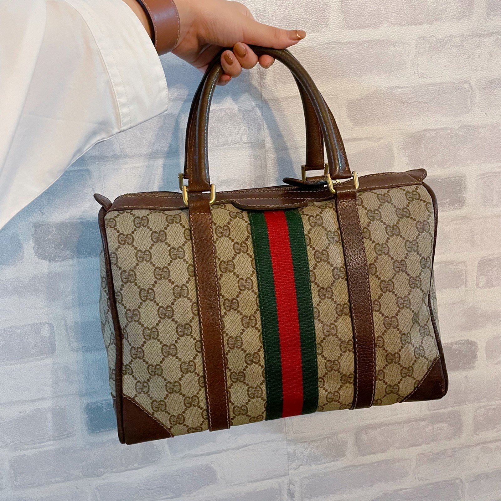 GUCCI◼️オールドグッチ◼️ビンテージ・トートバッグ◼️シェリー