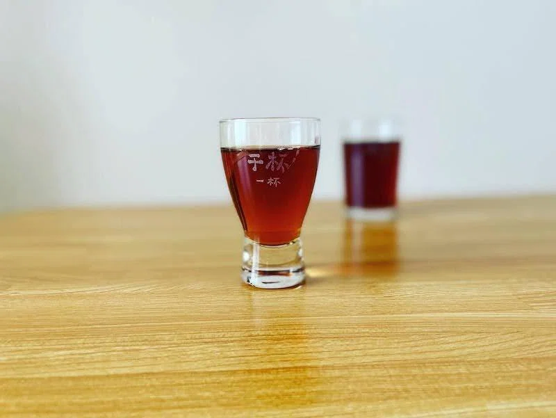 紹興酒の家呑み用「干杯グラス」（町中華風）を作ってみました。｜Don