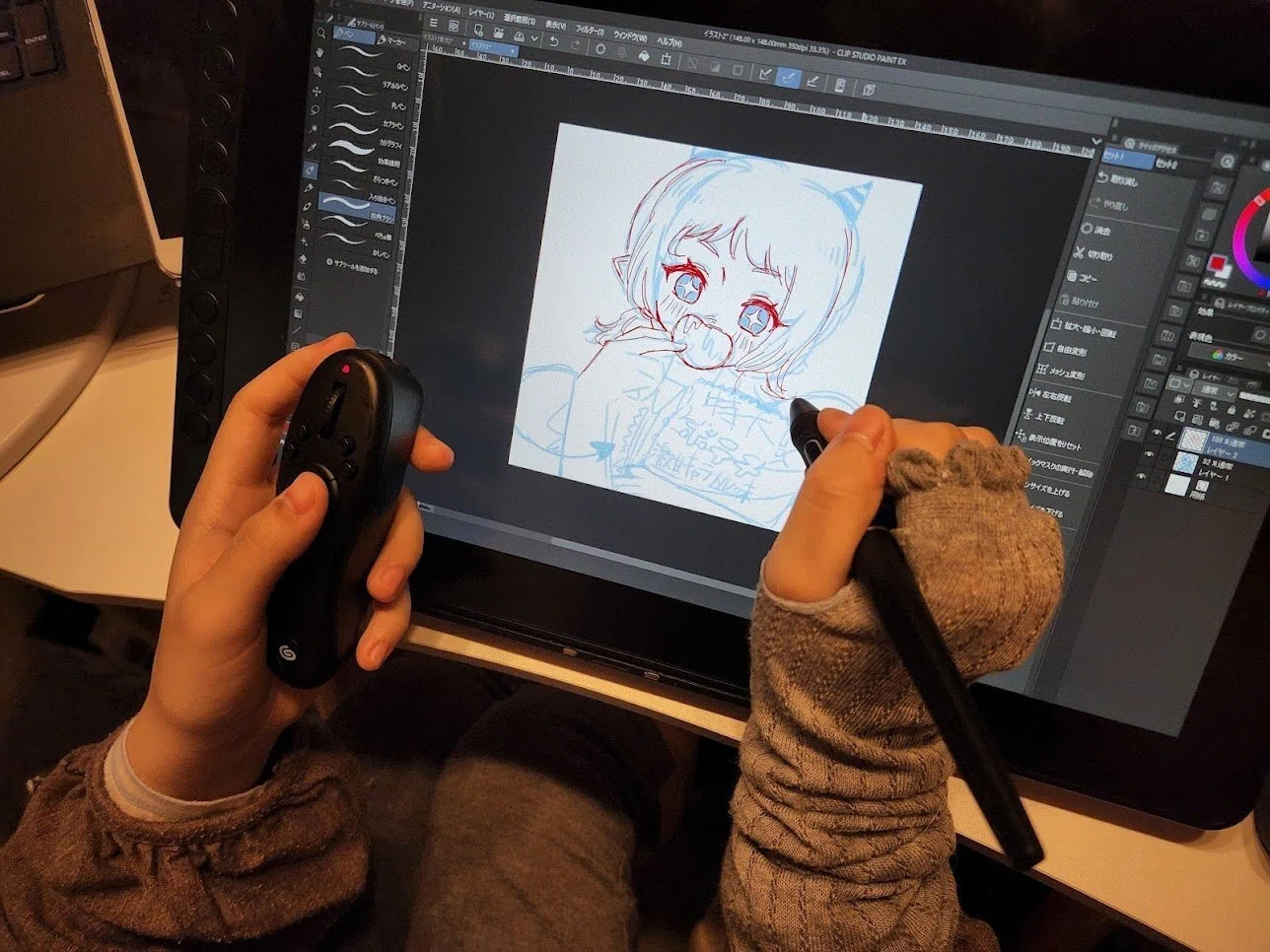 液タブレビュー連載第4回】別のイラストレーターにバトンタッチ！ 液