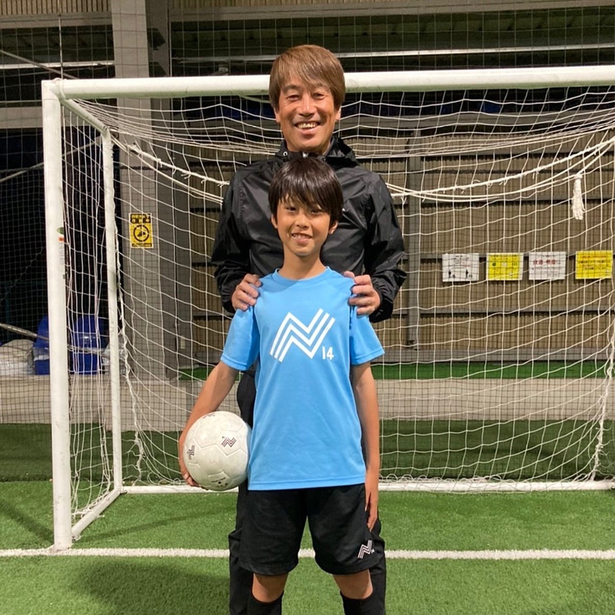 N14キャンプ優秀選手 白井大翔くん 小5 が中西哲生とトレーニングを実施 10番を着けてw杯で優勝したい ホワイトボードスポーツ Note