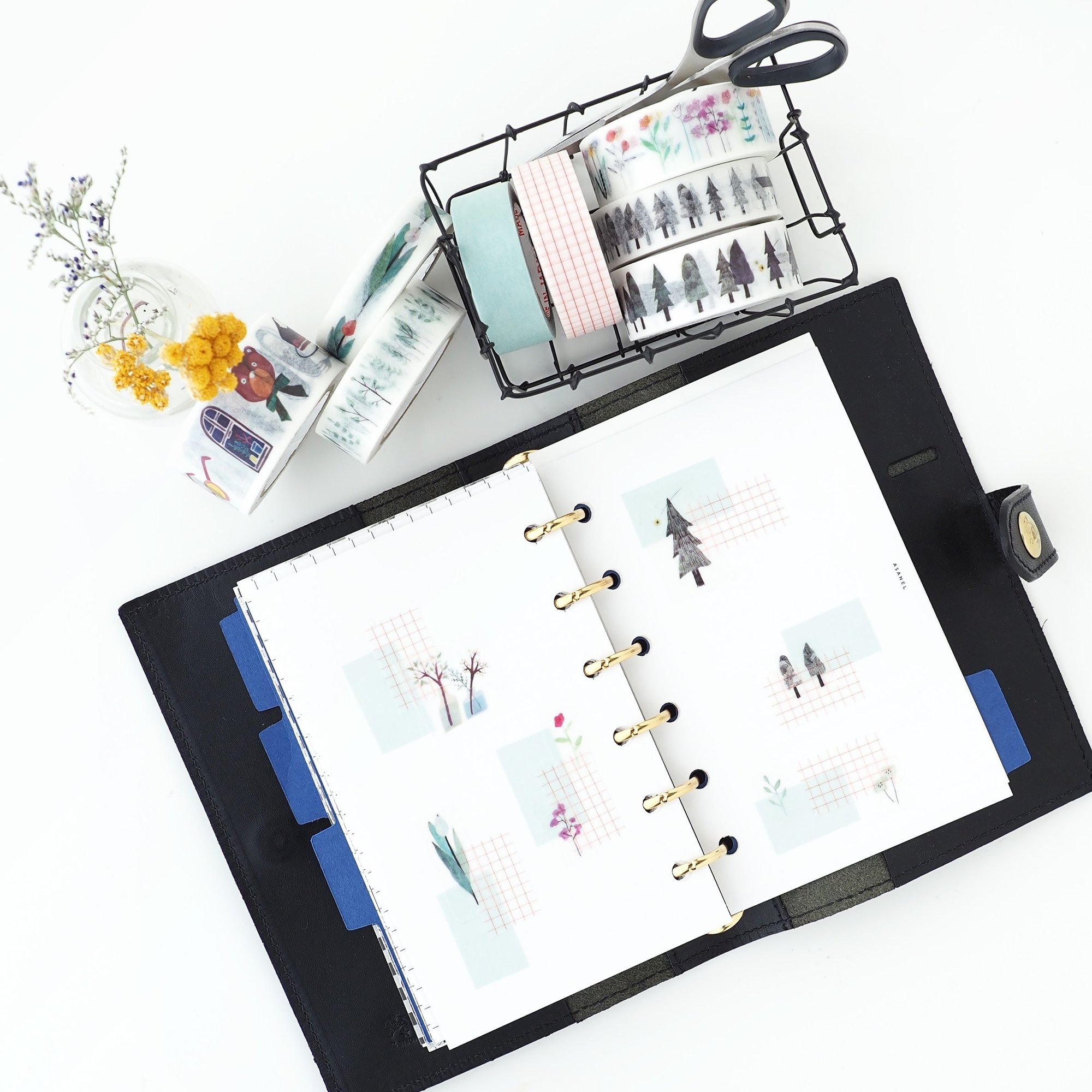 手帳コラージュ用 主役と脇役の組み合わせ レシピの作り方 Asanel Note 手帳コラージュ用 主役と脇役の組み合わせ レシピの作り方 Asanel Note